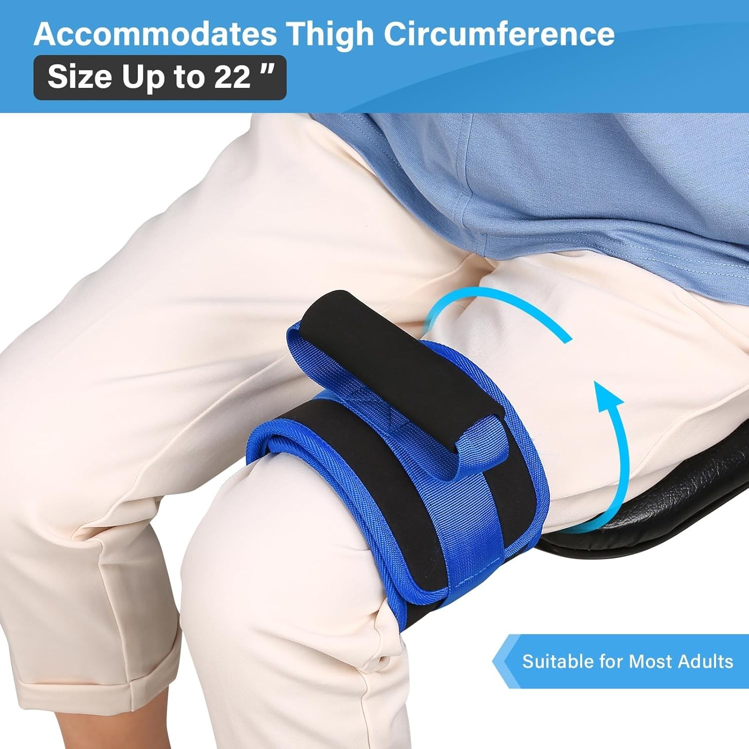 Leg Lifter Strap for Limited Mobility,Thigh Lifter Strap with Padded Grip and…