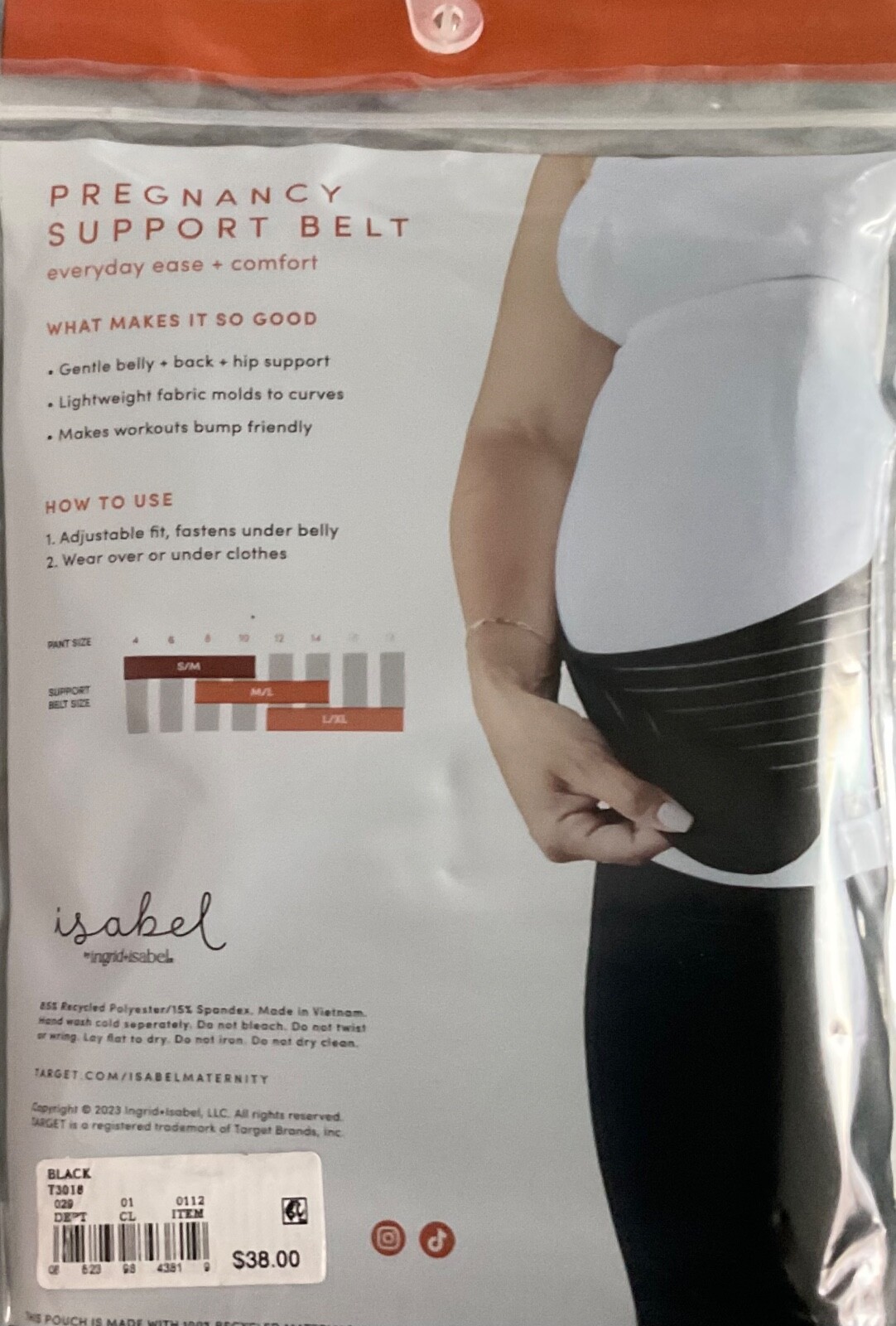 Pregnancy Support Belt – Belly + Back Support