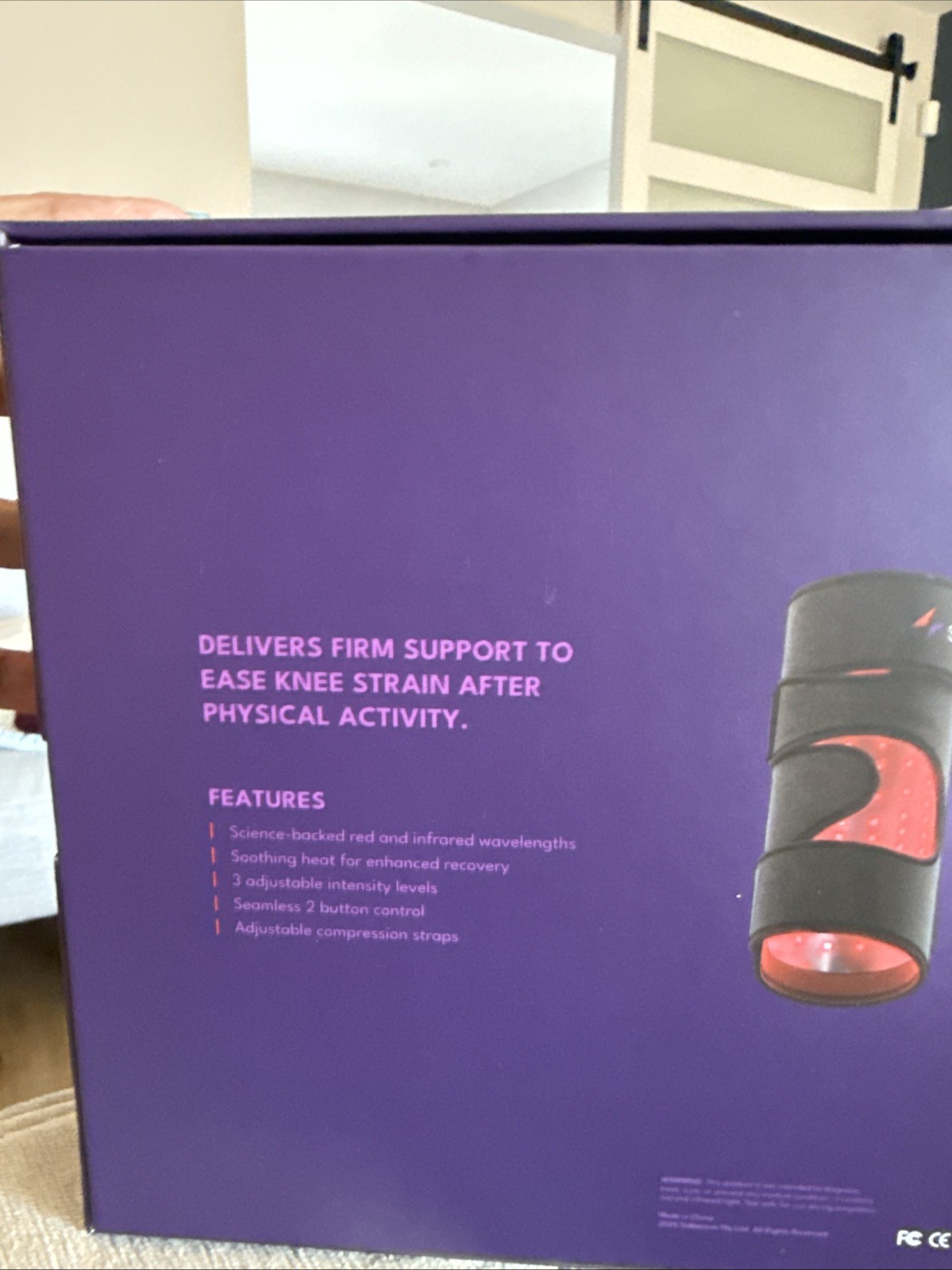 SOLBASIUM OPTIX KNEE PAD Red + Infrared + Heat NIB Authentic