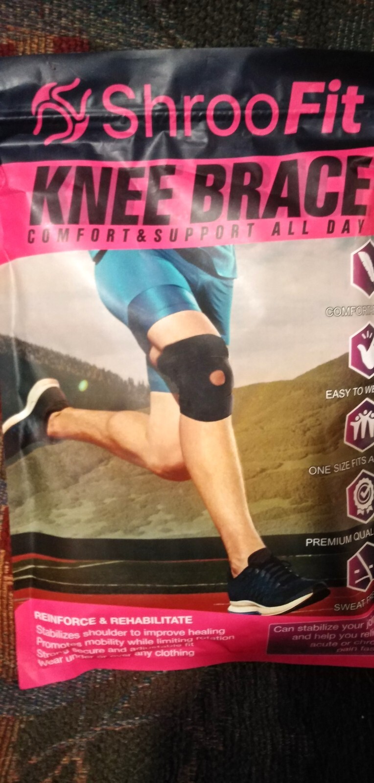KNEE BRACE For Pain Relief Support Arthritis – Patellar Stabilizing – Unisex