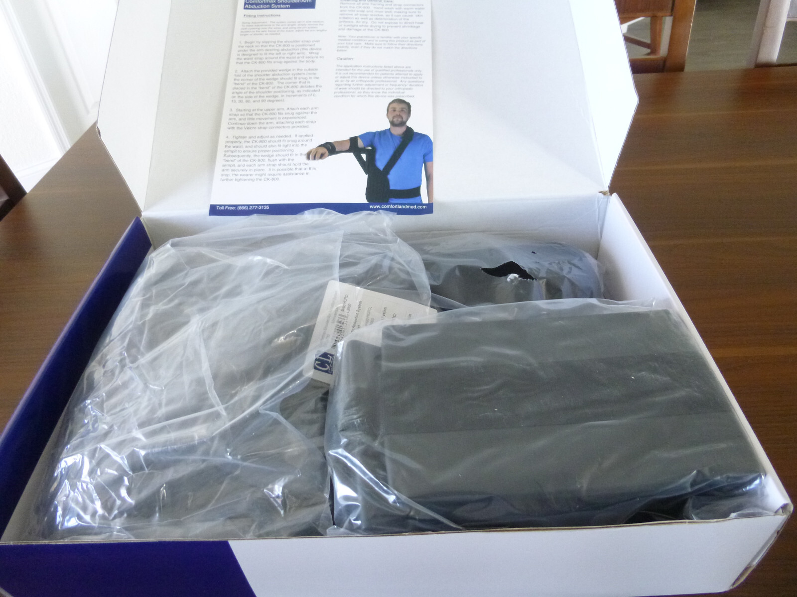 New Comfortland Comfortmax Shoulder/Arm Abduction System CK-800 Brace One Size