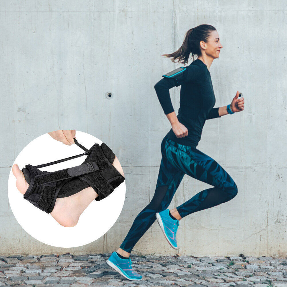 Plantar Fasciitis Night Splint Adjustable Ankle Brace Foot Drop Orthotic Brace
