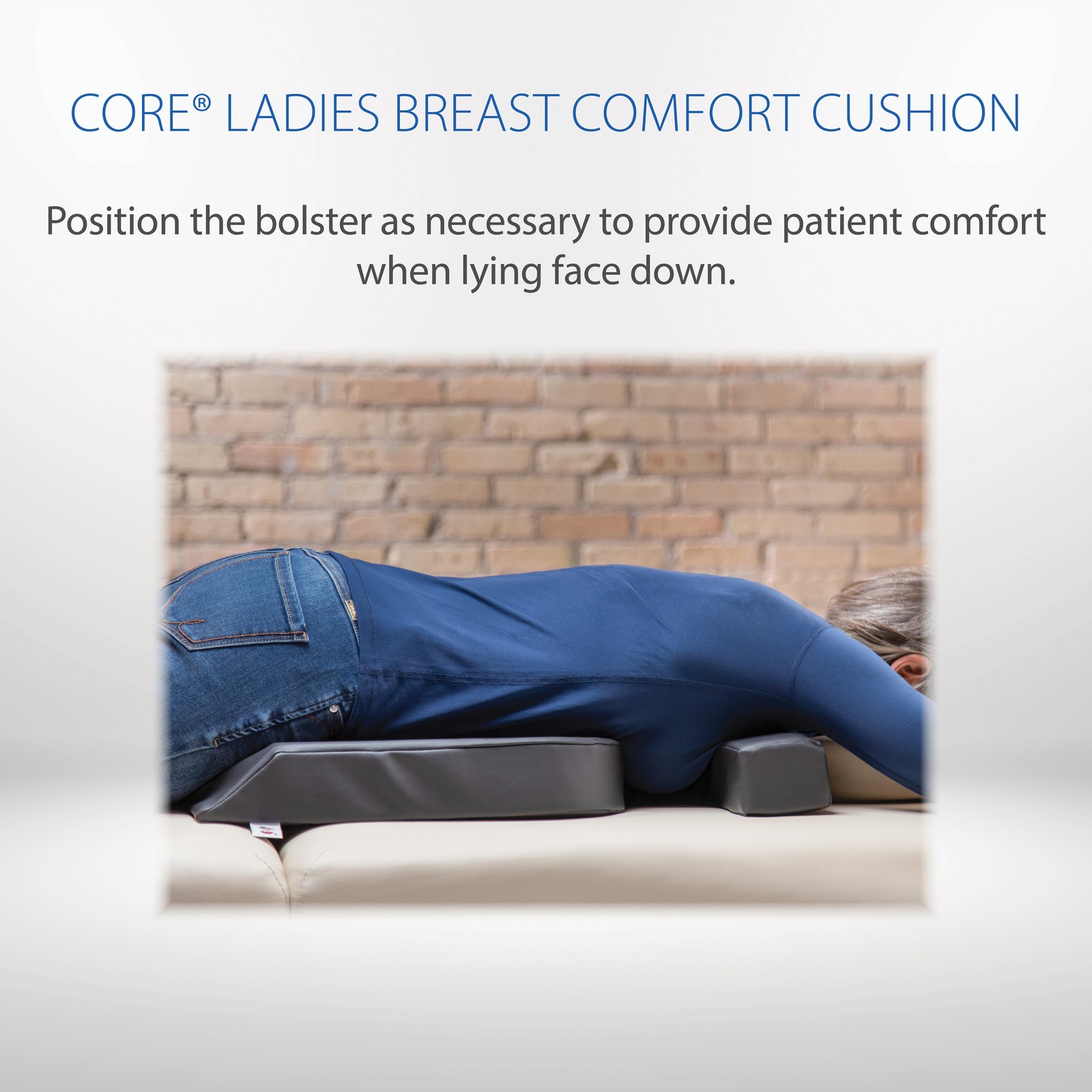 Core Products Breast Comfort Cushion Positioning Massage Bolster Easy To Clean