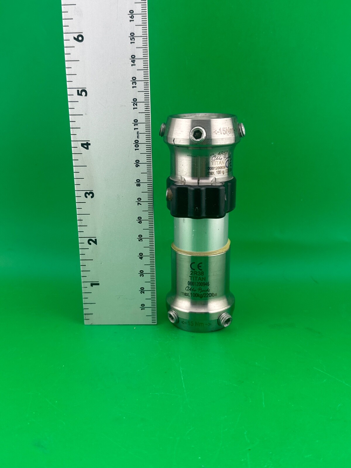 OTTOBOCK Otto bock 4R52 & 2R38 pylon tube clamp prosthetic parts titanium