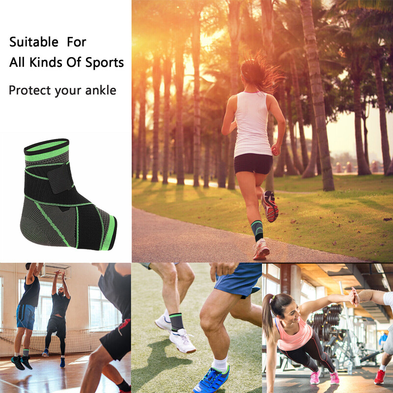Ankle Support Compression Brace Achilles Tendon Strap Foot Sprains Injury Pain