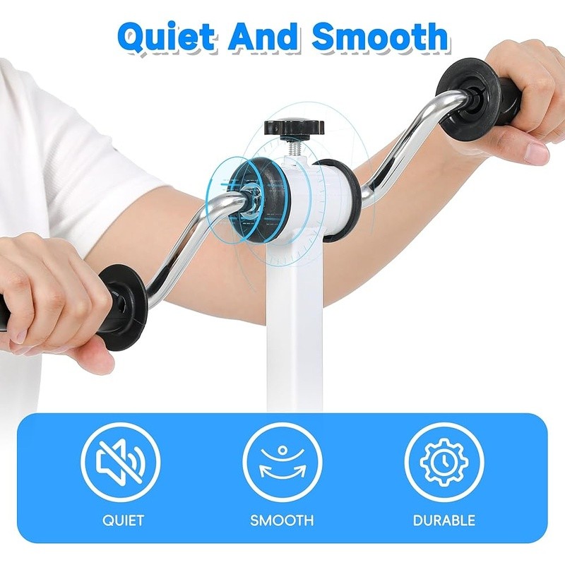 Arm Exerciser Elderly Adjustable Resistance Rehab Physical Therapy Portable New