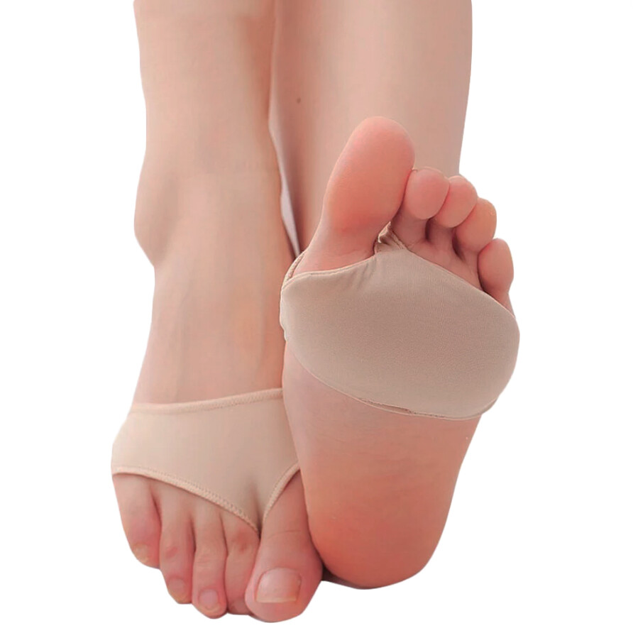2-Pack Elastic Band with Slip-On Gel Metatarsal Washable Pad for Unisex