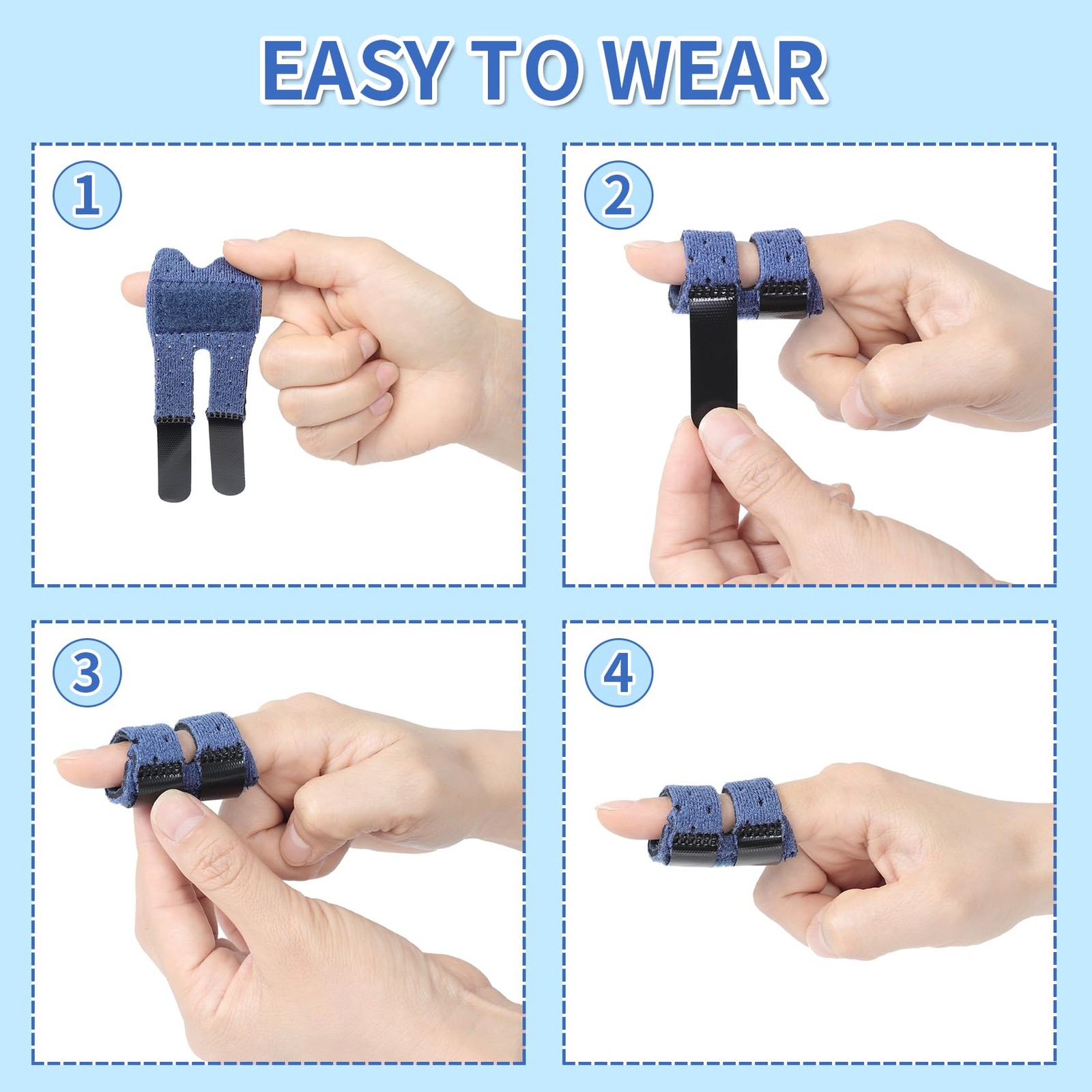 Trigger Thumb Splints, Finger Splint for Broken, Straightening, Arthritis