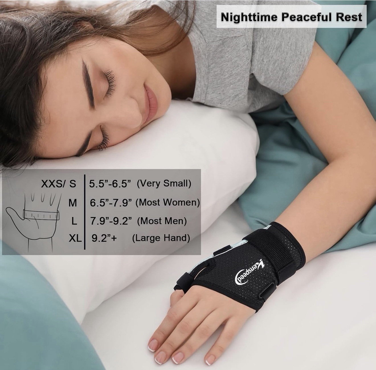 Brand New Kenspeed Left Wrist Thumb Brace – Large