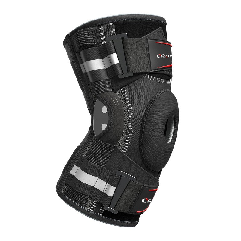 Unisex Adjustable Hinged Knee Brace Gel Patella Breathable for Running Gym Sport
