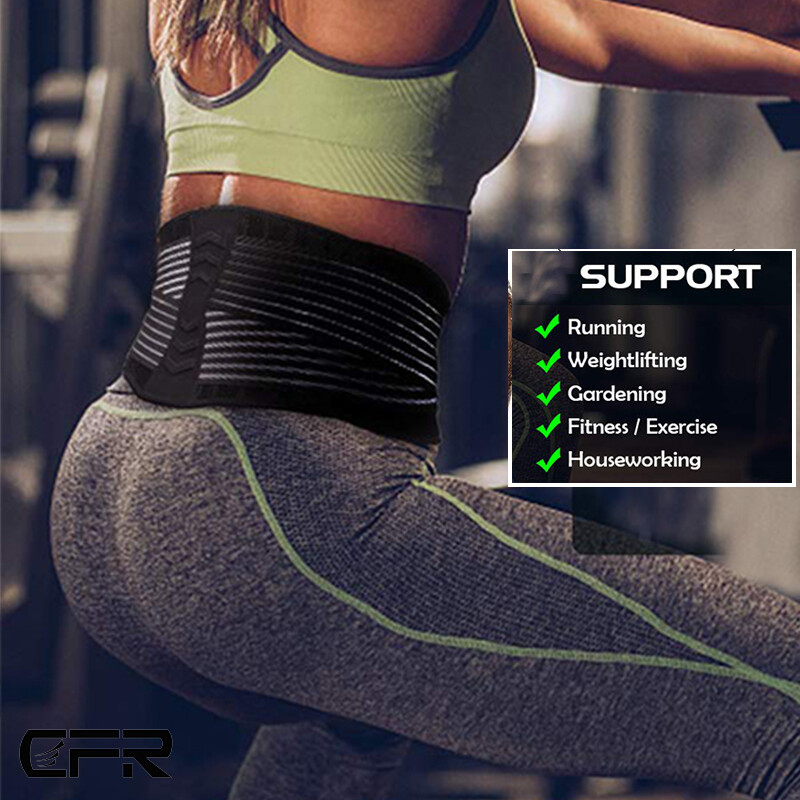 Medical Lumbar Support Lower Waist Back Belt Brace Pain Relief For MenWomen