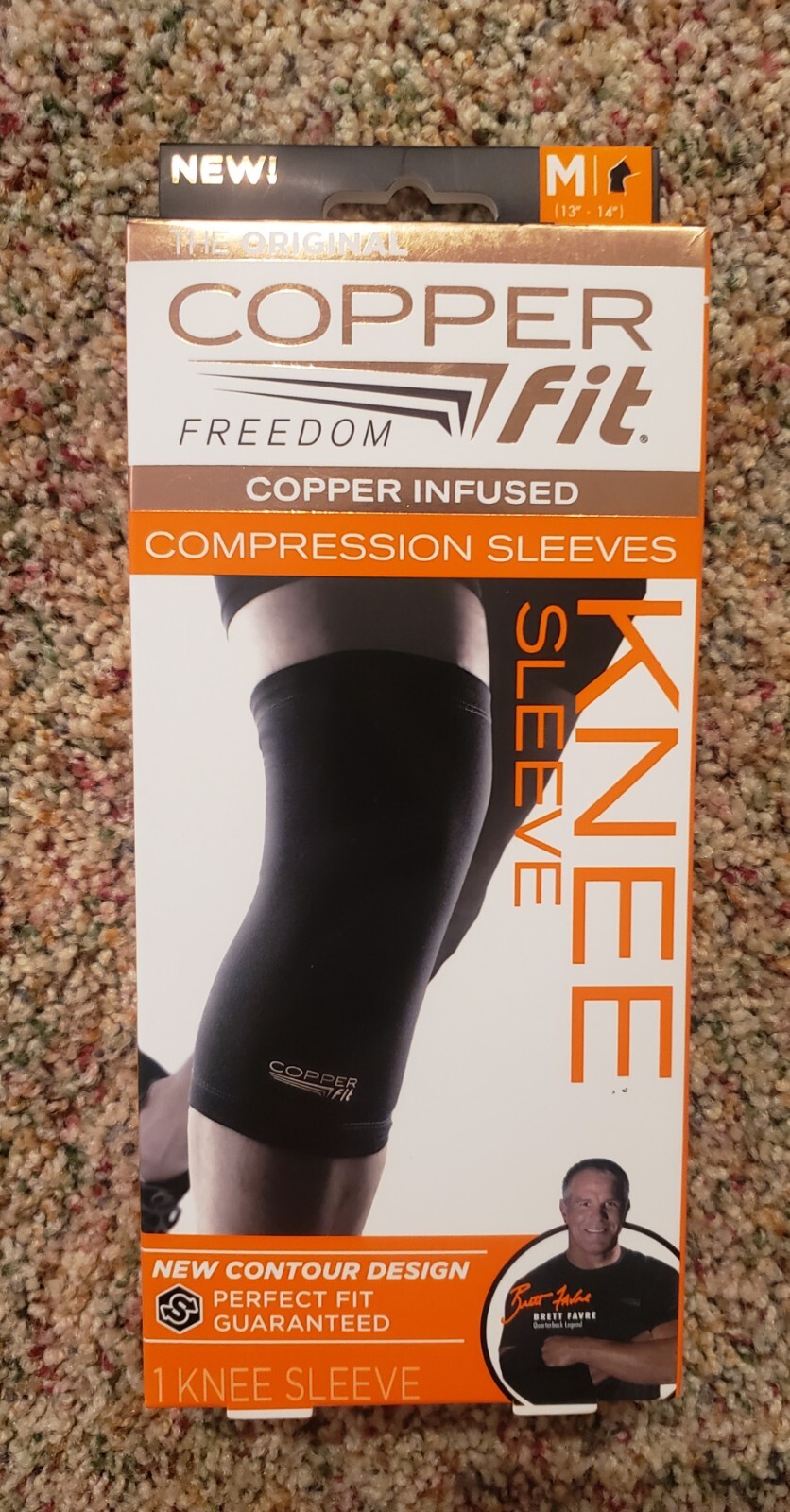 Copper Fit Compression Knee Sleeve Medium