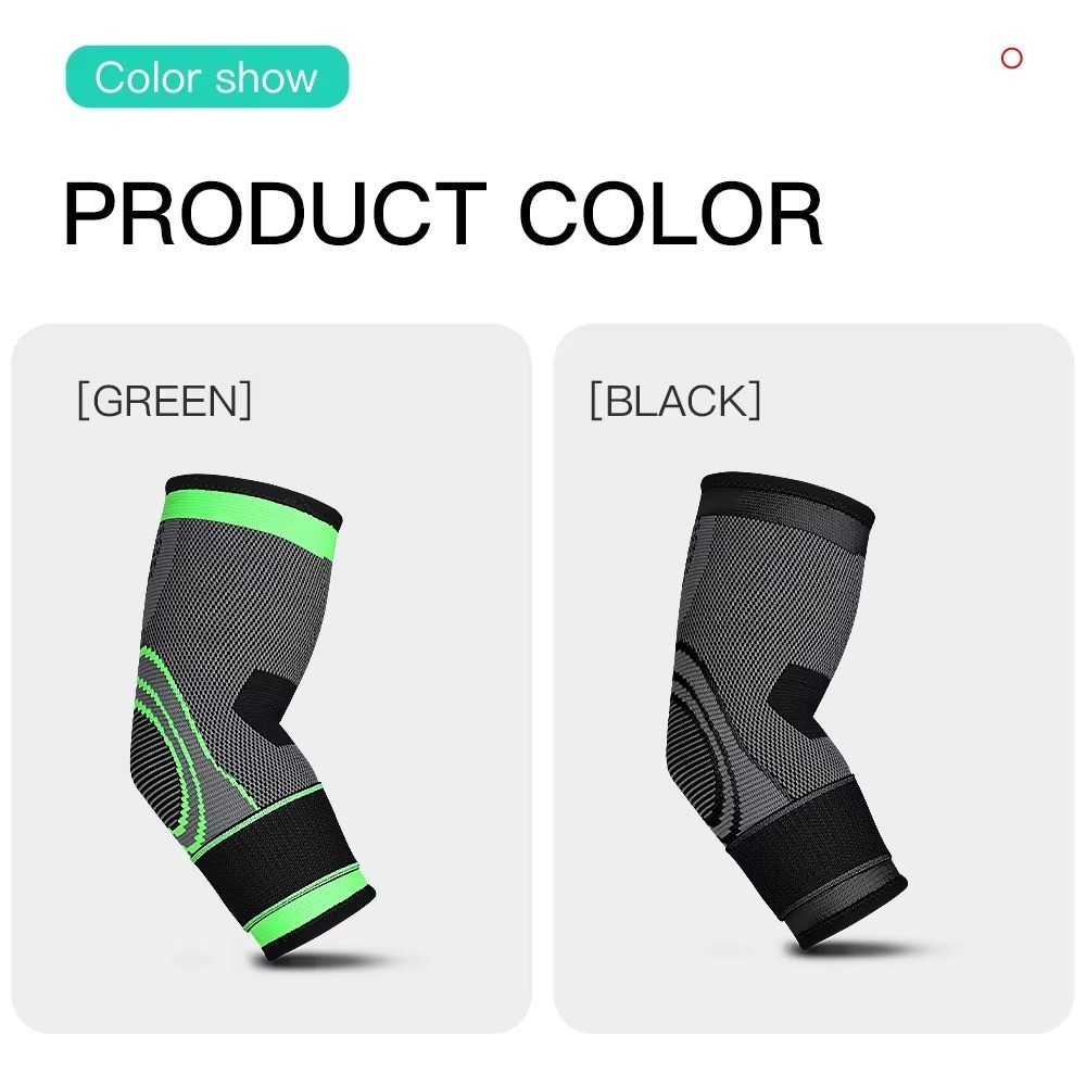 Elbow Brace Support Compression Sleeve Gym Tennis Sports Arm Protector 1PC