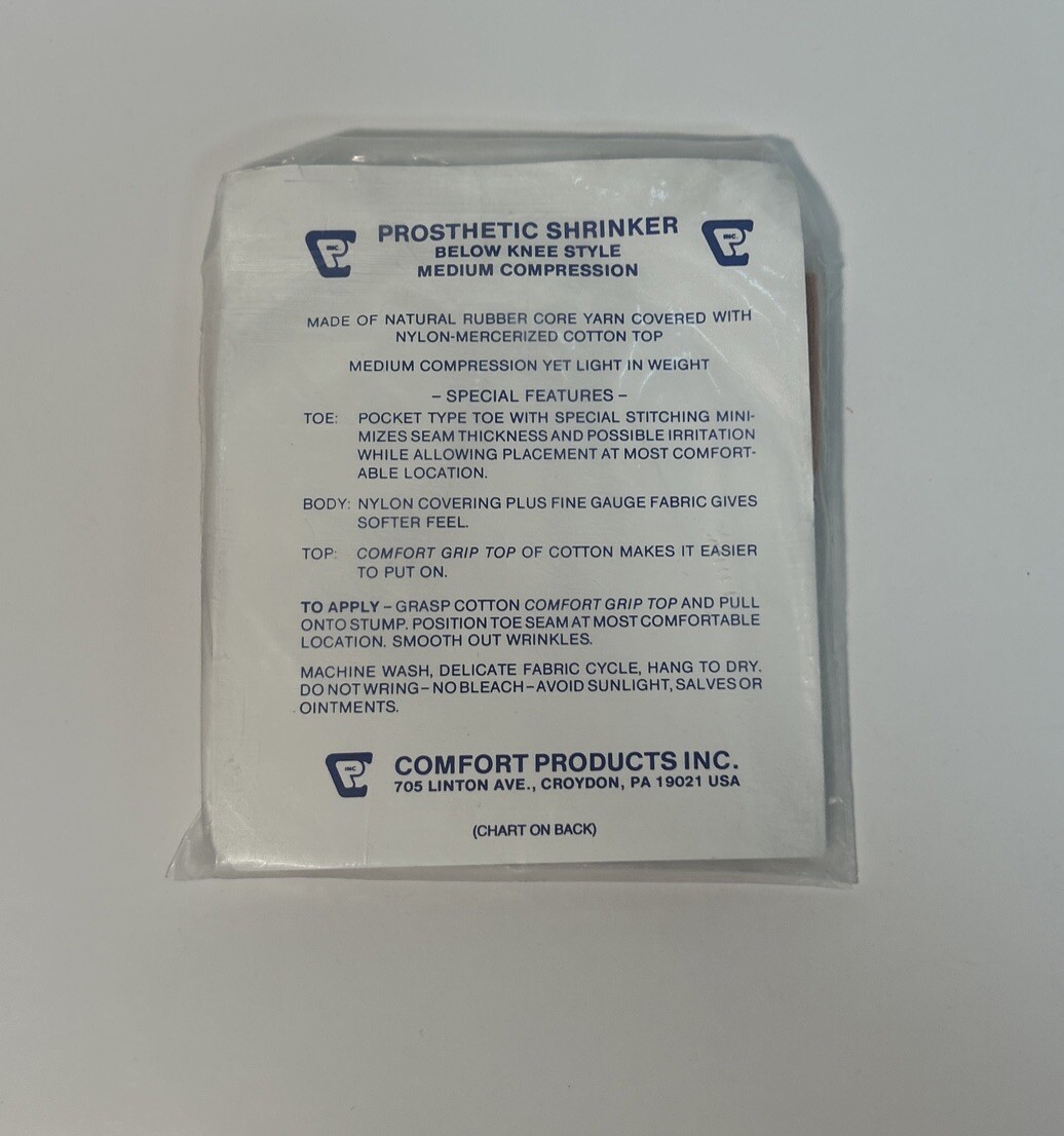 Comfort Products Prosthetic Shrinker, Size X-Large 14″, Ply 5