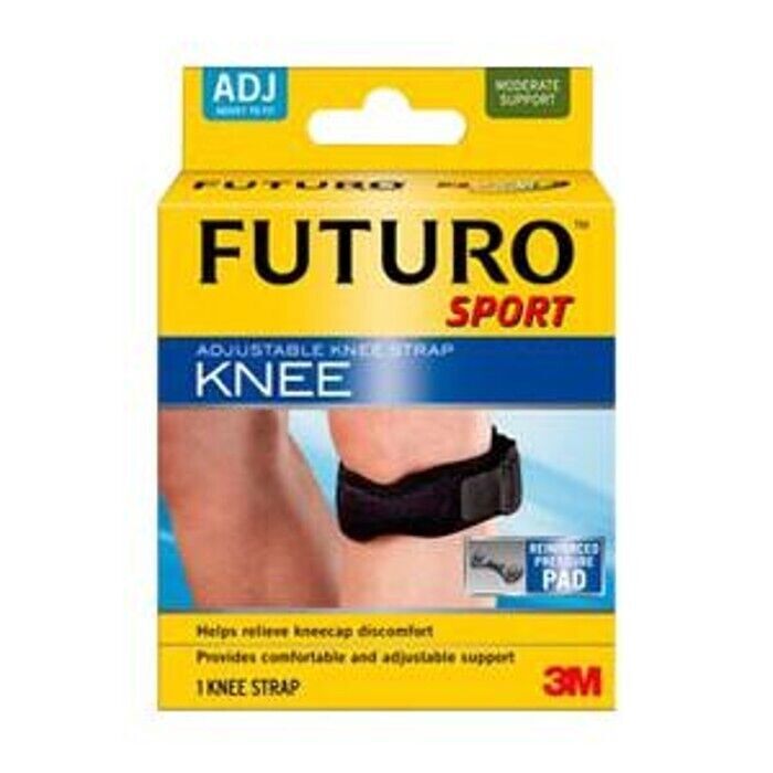 IND 3M Futuro Sport Adjustable Knee Strap, Black