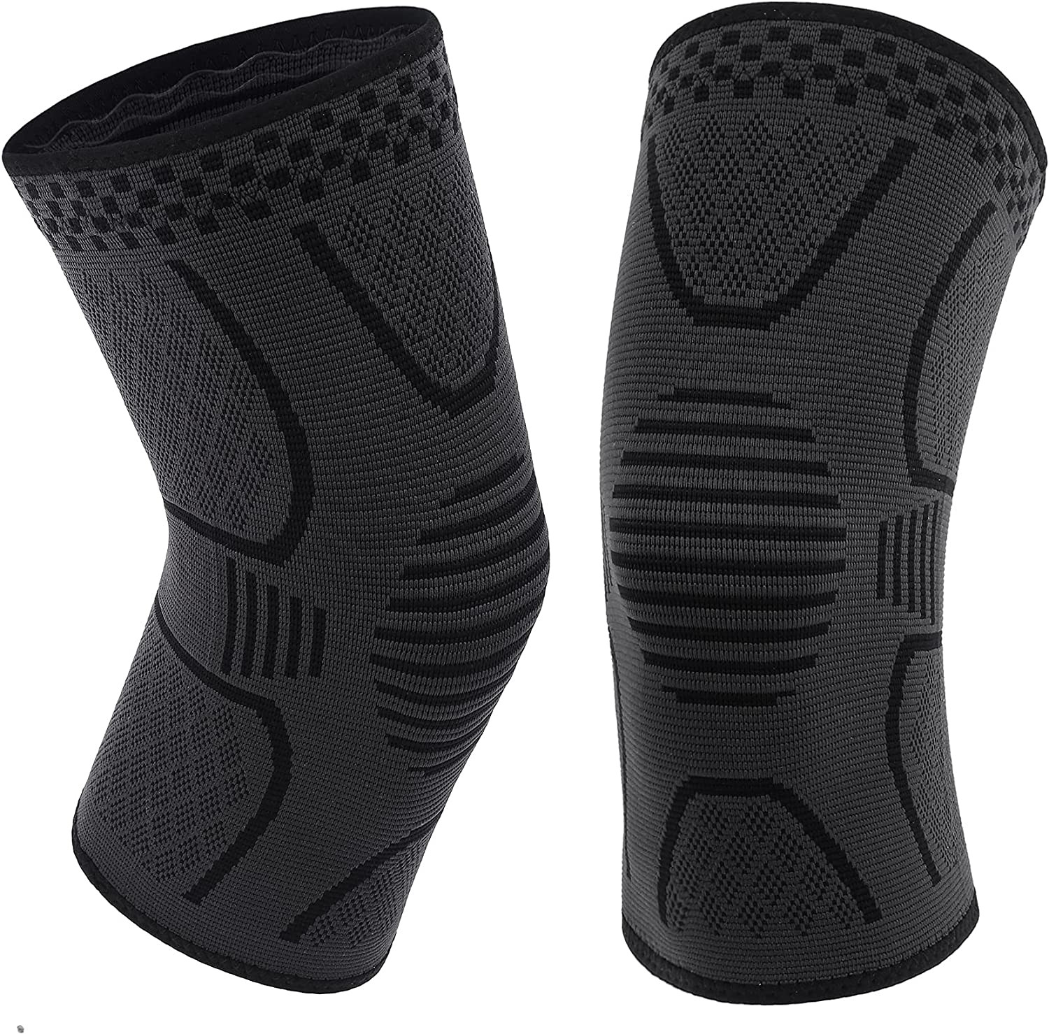 2 Pack Rodilleras de Cobre Soporte de Compresión para Rodillas Hombres y Mujeres