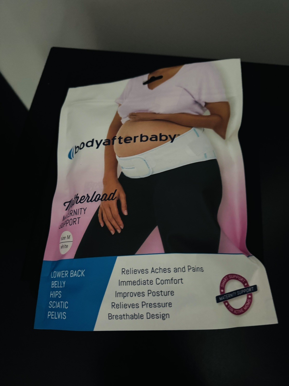 MOTHERLOAD Maternity Support Band size l white