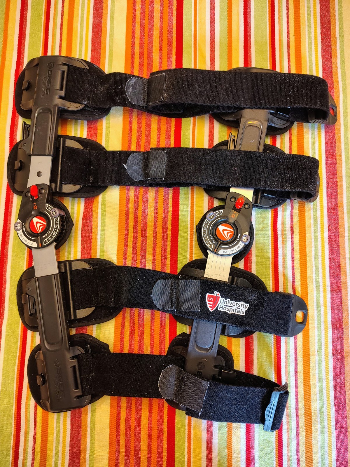 Breg T Scope Knee Brace Post Op Hinged Adjustable Left Right Universal Adult