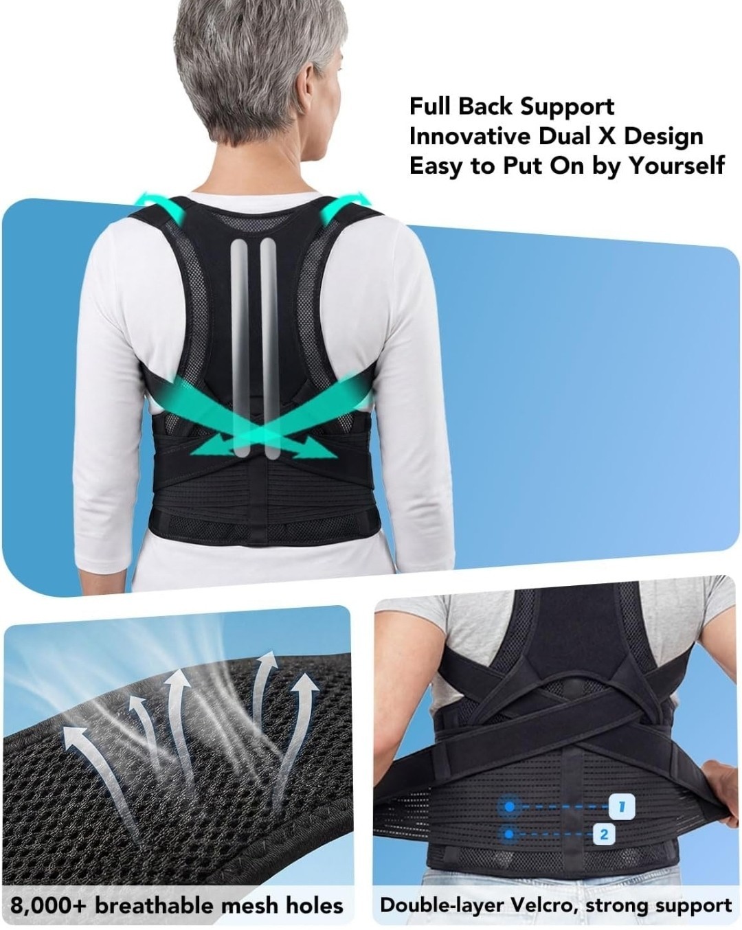 Posture Corrector Back Brace|Scoliosis| Hunchback|Hump Size S, M, L, XL, XXL
