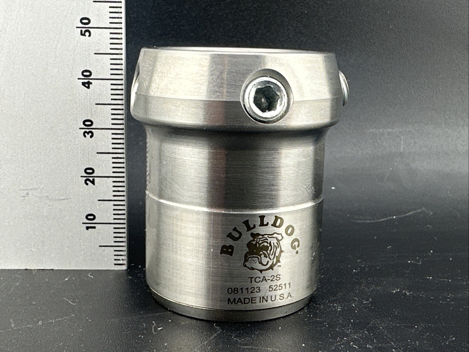 Bulldog Prosthetic Tubeclamp Tube Clamp Fits 30mm Diameter Pylon TCA-2S Titanium