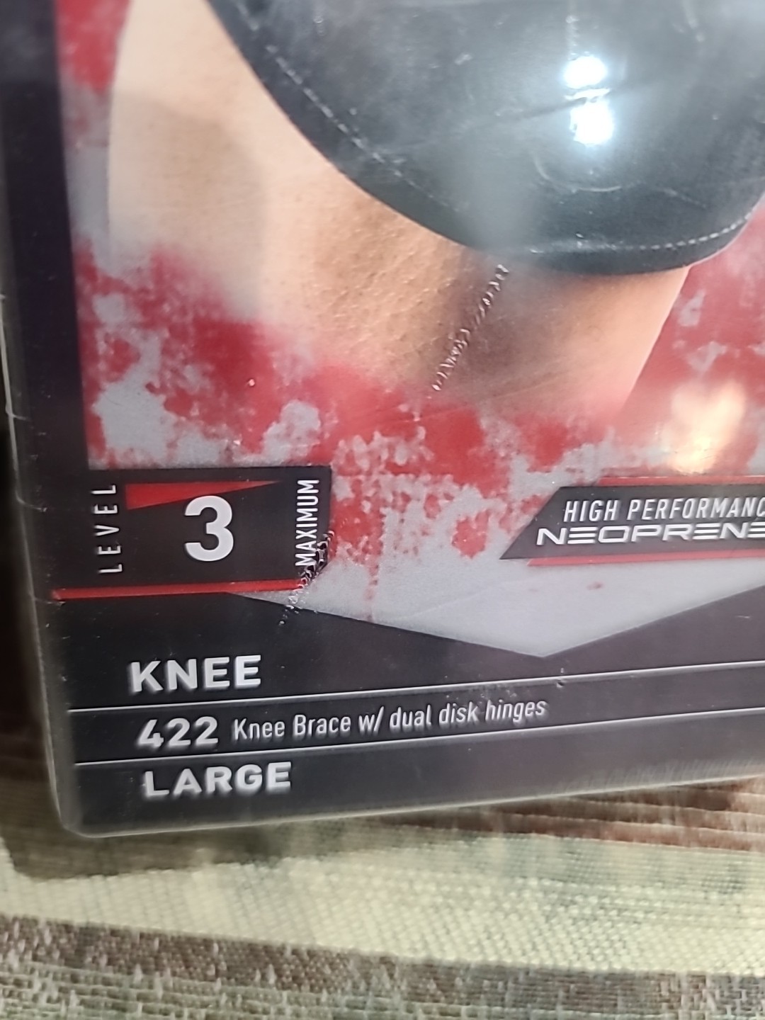 McDavid Knee Brace level 3 WithDual Disk Hinges 422 Size large