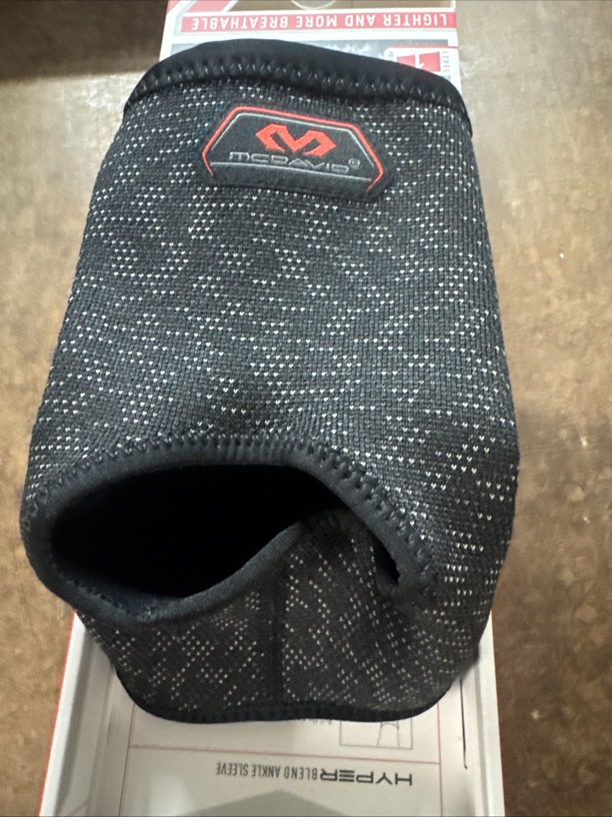 McDavid HyperBlend Ankle Sleeve Black Adult Large Level 1 – Brand New In Box