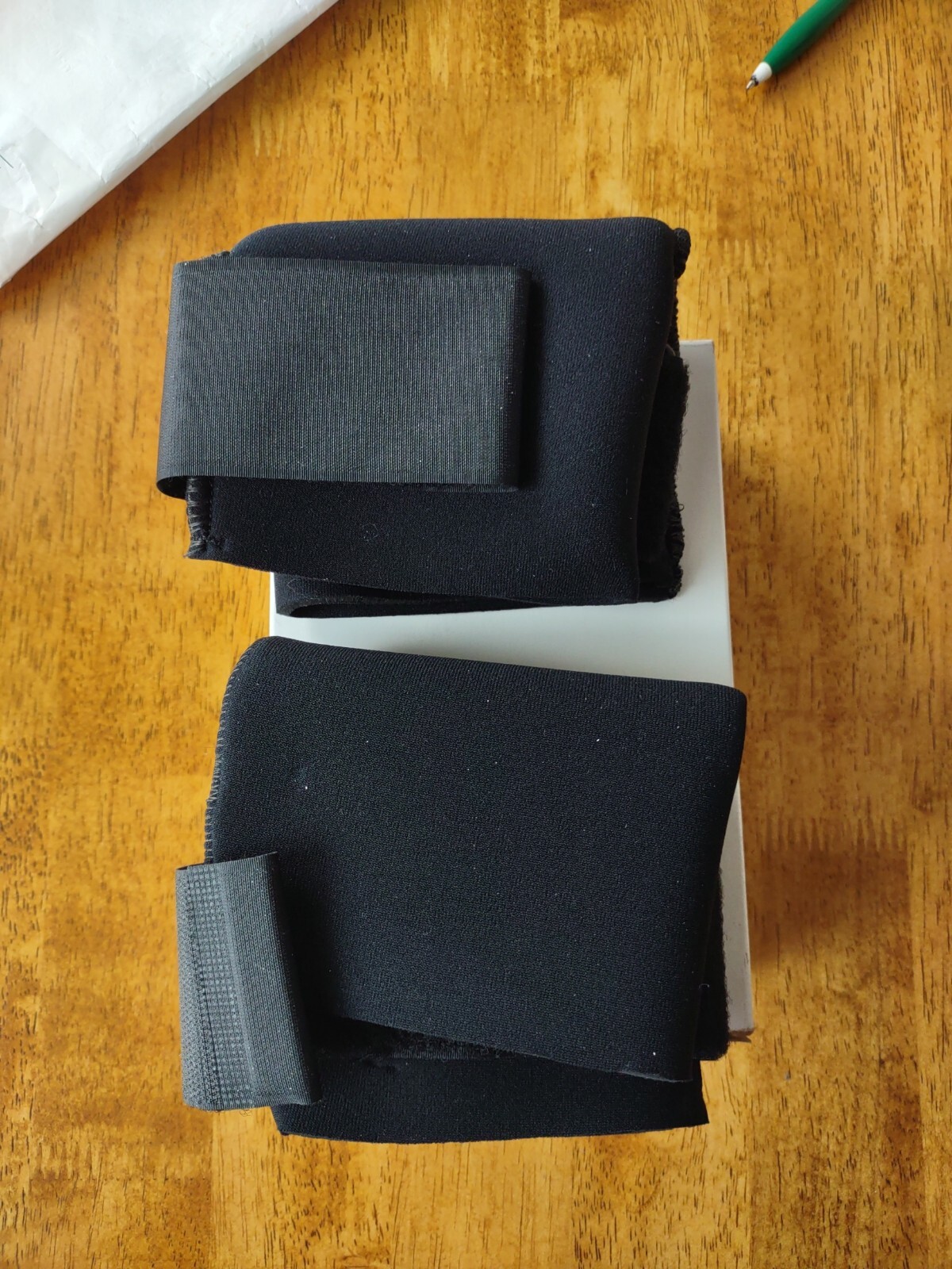 (2) Sammons Preston 781307 Neoprene Elbow Sleeves w/ Strap Black Medium,