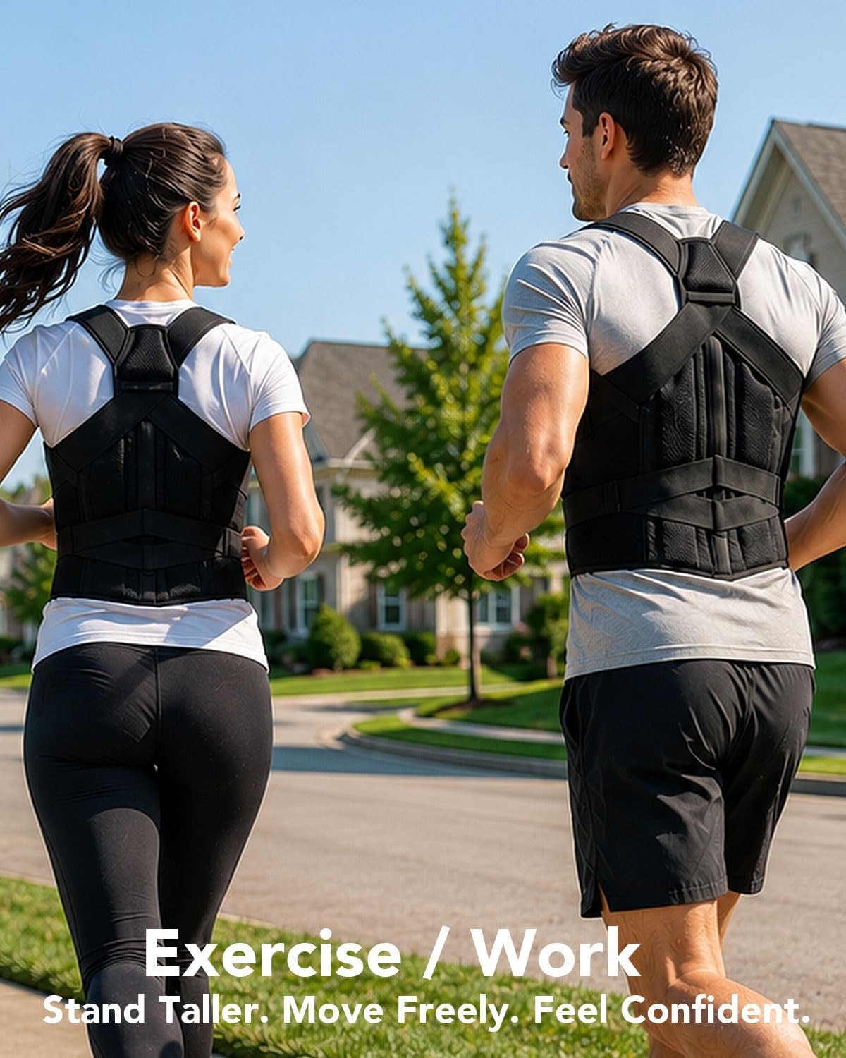 Posture Corrector Back Brace Full Support Shoulder Straightener Men Women XS-3XL