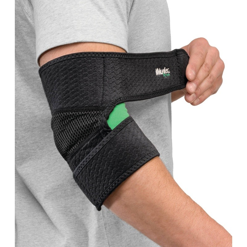 Adjustable Elbow Support Compression Sleeve Antimicrobial Pain Relief Brace New