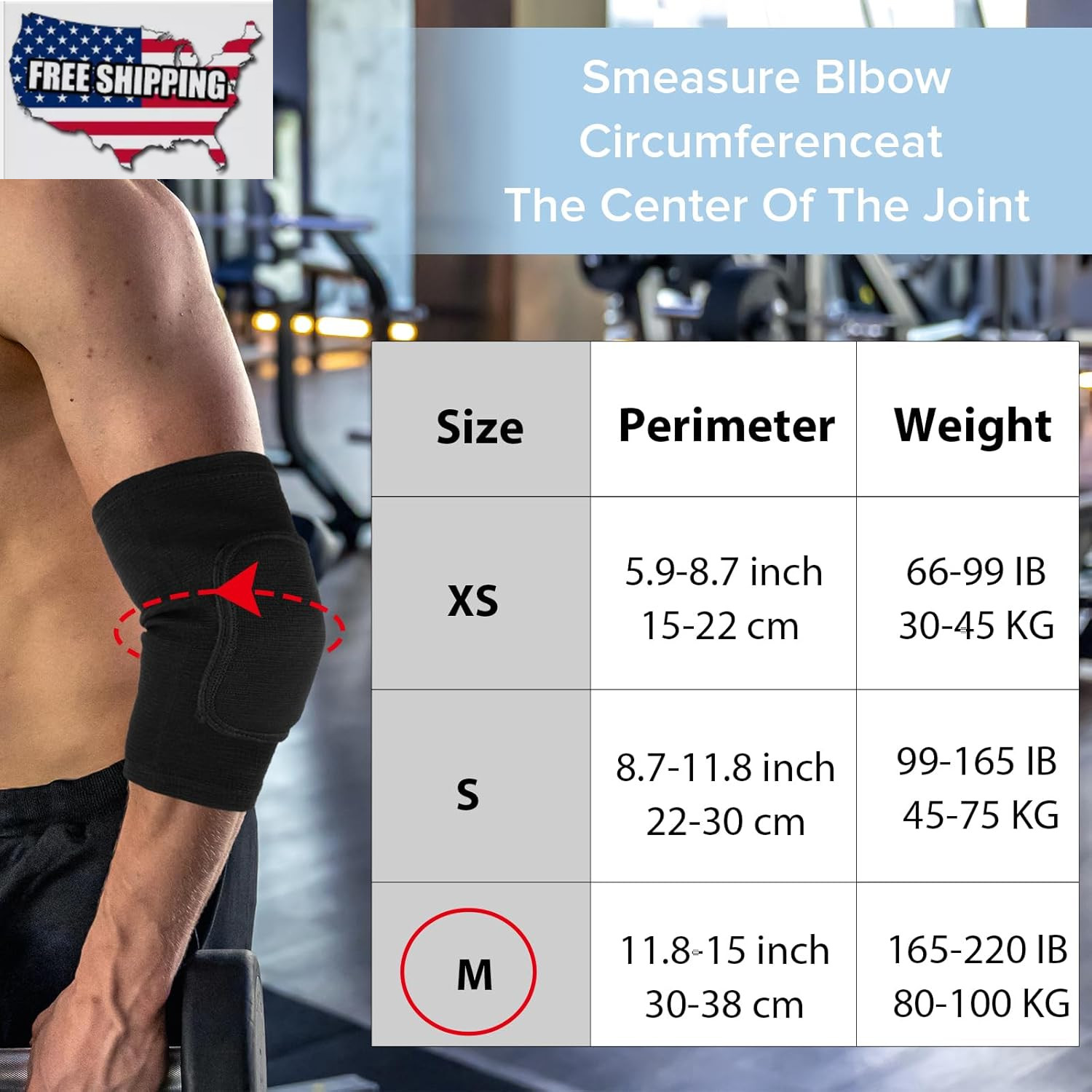 Compression Elbow Pads Arm Brace Support Fitness Arm Knee Protector Volleyball B