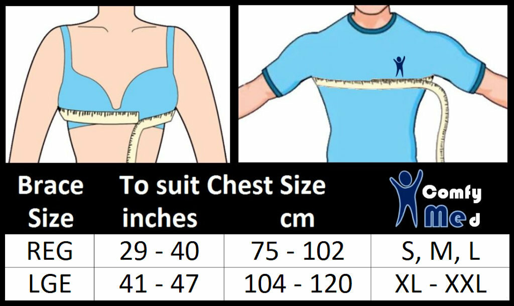 ComfyMed® Posture Corrector Clavicle Support Brace CM-PB16 Improve Bad Posture