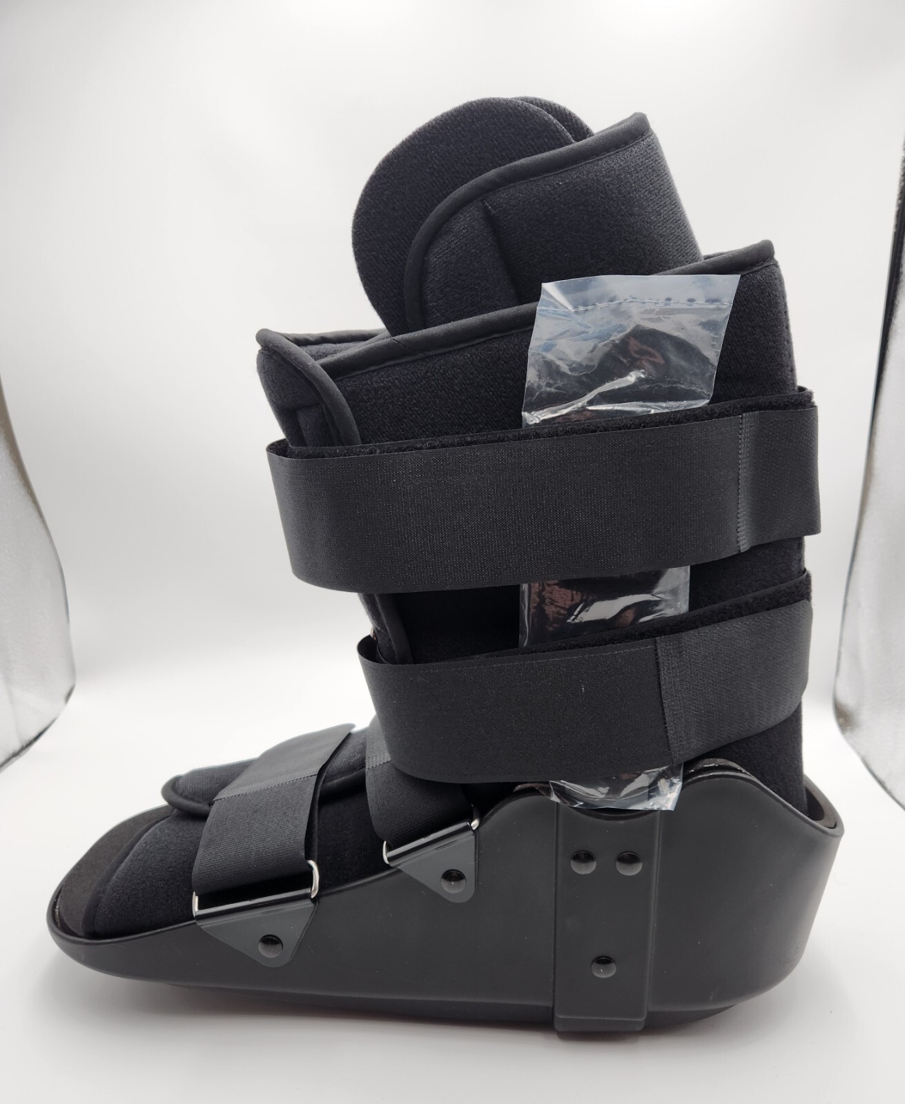Kefit Walking Boot Inflatable Section XL Black Manual Included Adjustable Staps