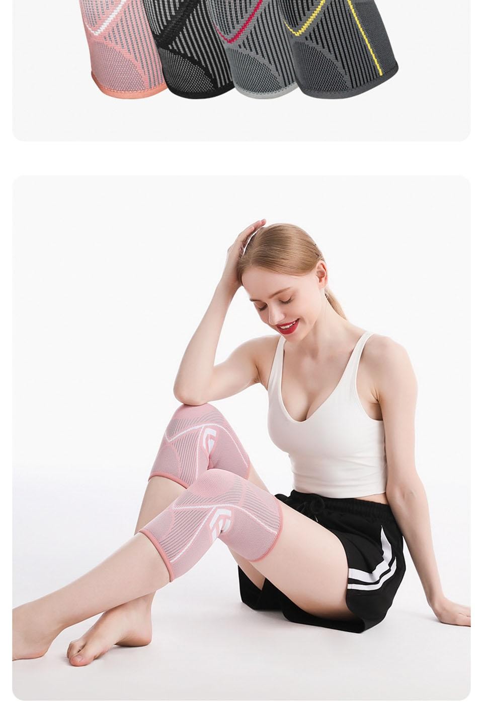 Aolikes 1pcs Knee Supports Brace for Women, Knee Compression Sleeves for Joint P
