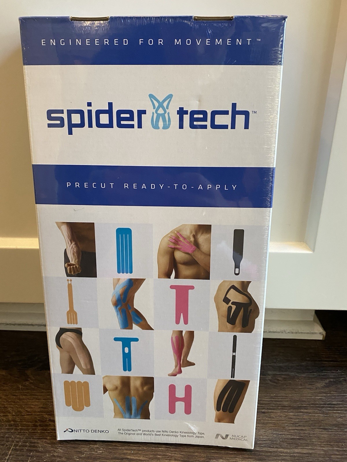 Spidertech Precut KT Tape Knee Brace