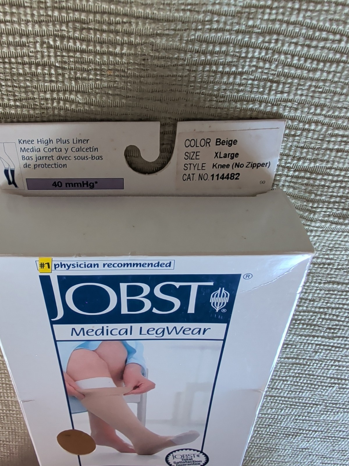 JOBST Medical Leg Wear XLarge Beige Knee High