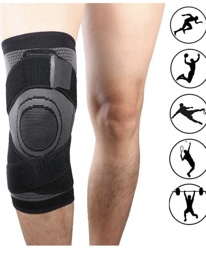 Vitokia Knee Compression Sleeve Knee Brace Supports For Weightlifting, Workout L