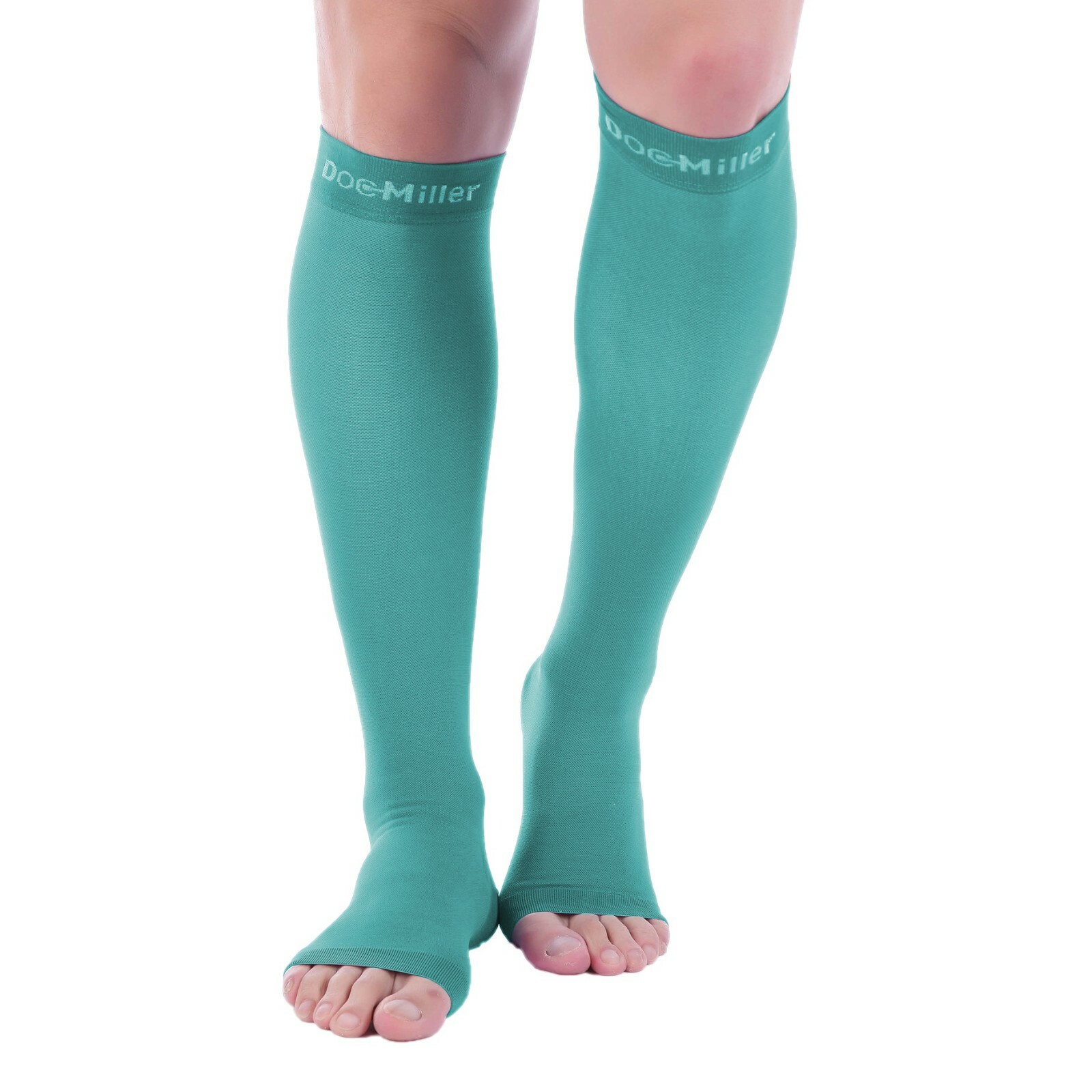 Doc Miller Compression Stocking Open Toe Sock 2030mmHg Sleeves For Varicose Pain