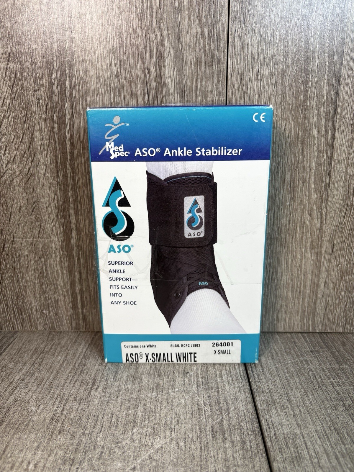 Med Spec ASO Ankle Stabilizer 264017 Black XXL Brand NEW