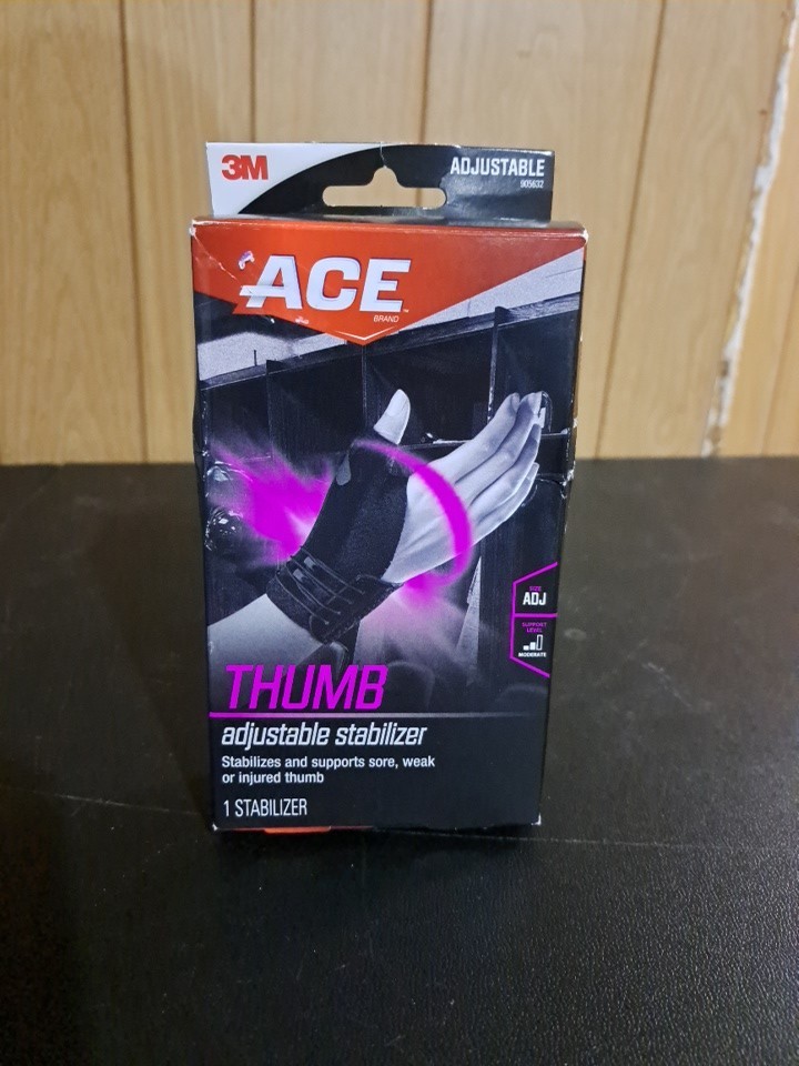 ACE Adjustable Thumb Stabilizer Fits Right Or Left Hand