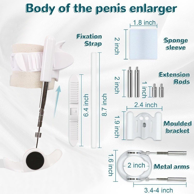Male Extender Traction Device Growth Physical Training Pro Stretcher Enlarger
