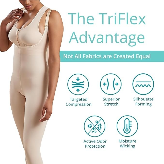 Marena SFBHM Mid-Calf Girdle High-Back Beige Large Compression