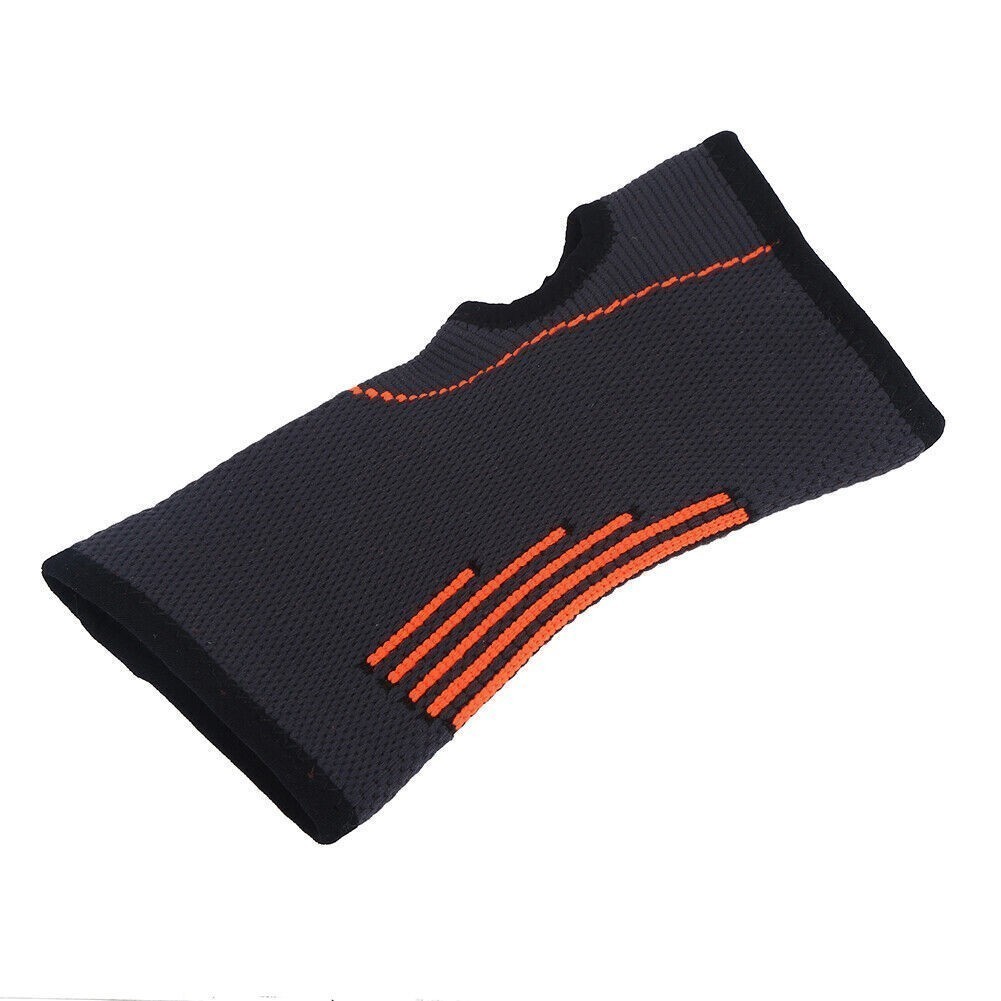 1pc Black Unisex Sports Nylon Wrist Support Sleeve Protector Guard Protective
