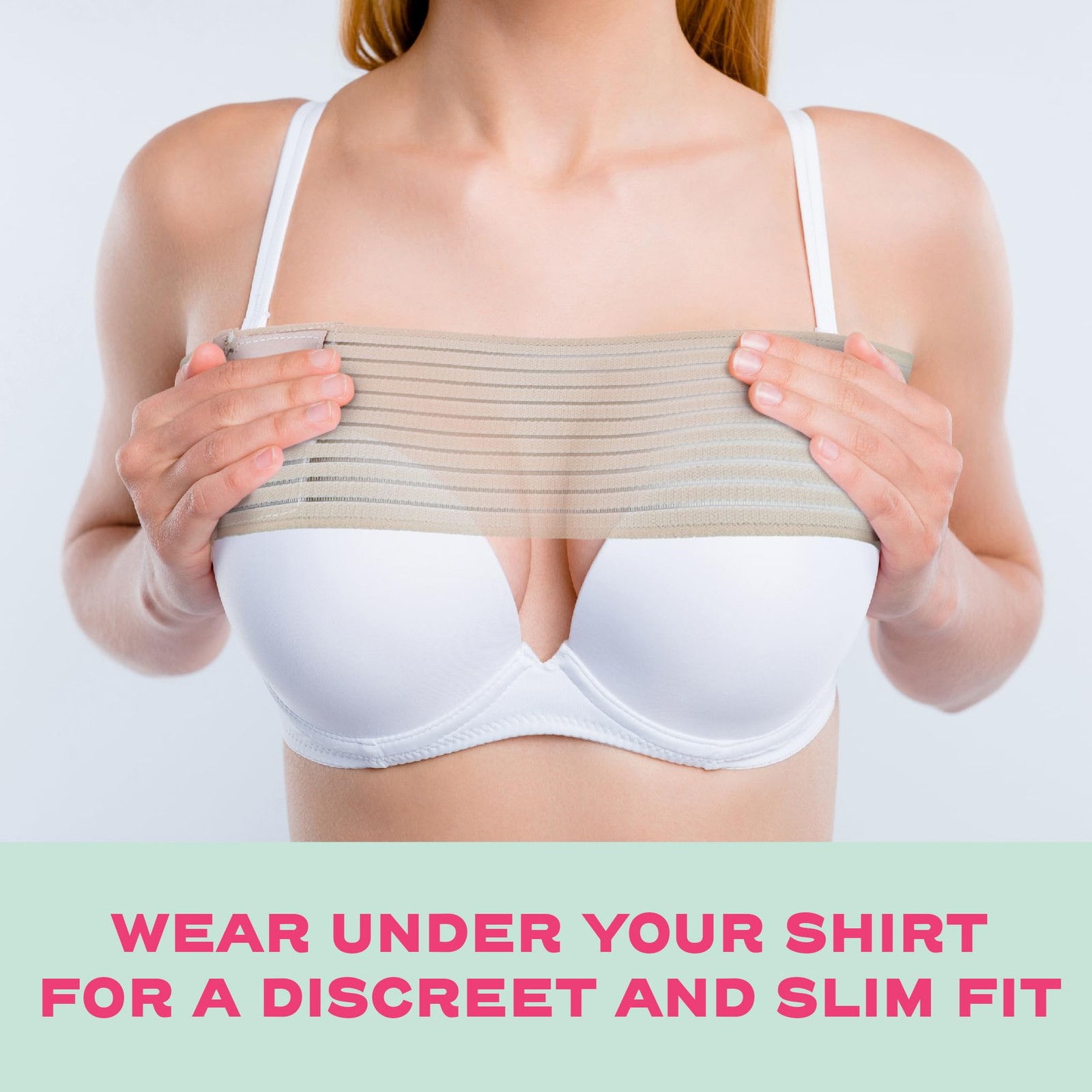 Breast Implant Stabilizer Band I Post Surgery Breast Band Chest Compression W