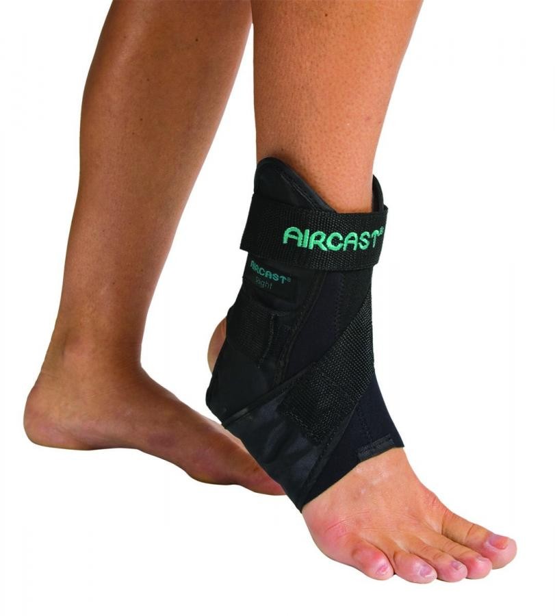 AirSport Ankle Support Left Adult L Black Male 11.5-13/Female 13-14.5 Hook/Loop