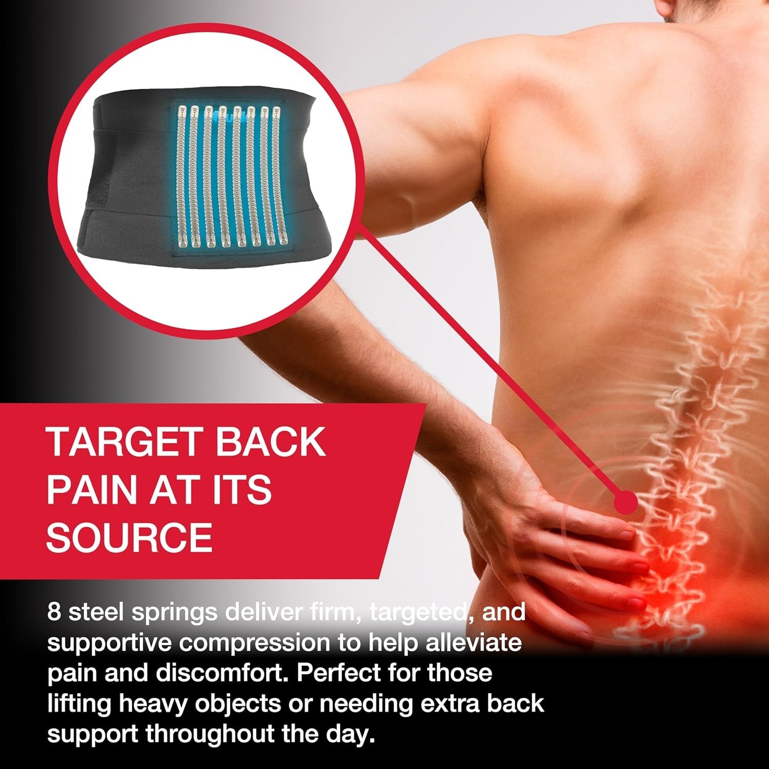 Breathable Back Brace with Targeted Compression for Sciatica & Scoliosis Relief