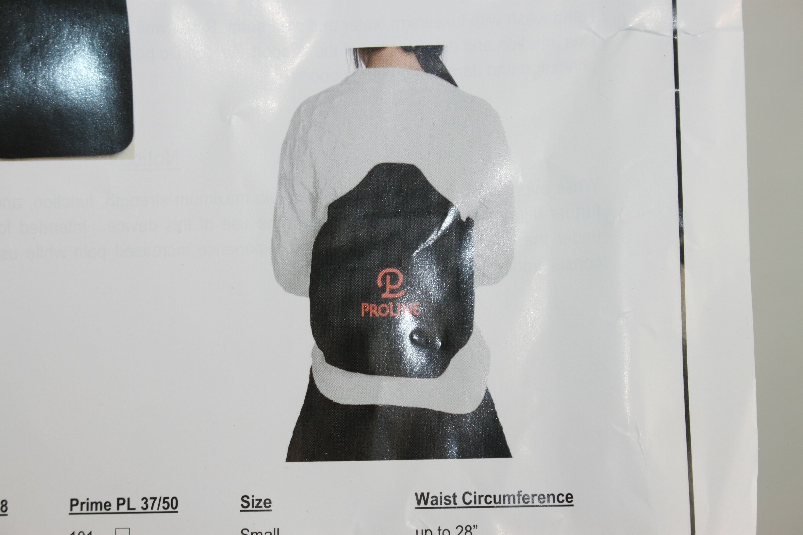 ProLine Innovations Prime Back Brace Support Compression System -Medium #Gw657
