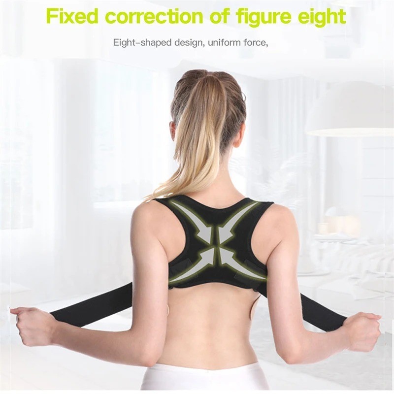 Medical Back Posture Corrector Shoulder Upper Neck Support Brace Belt Men Women