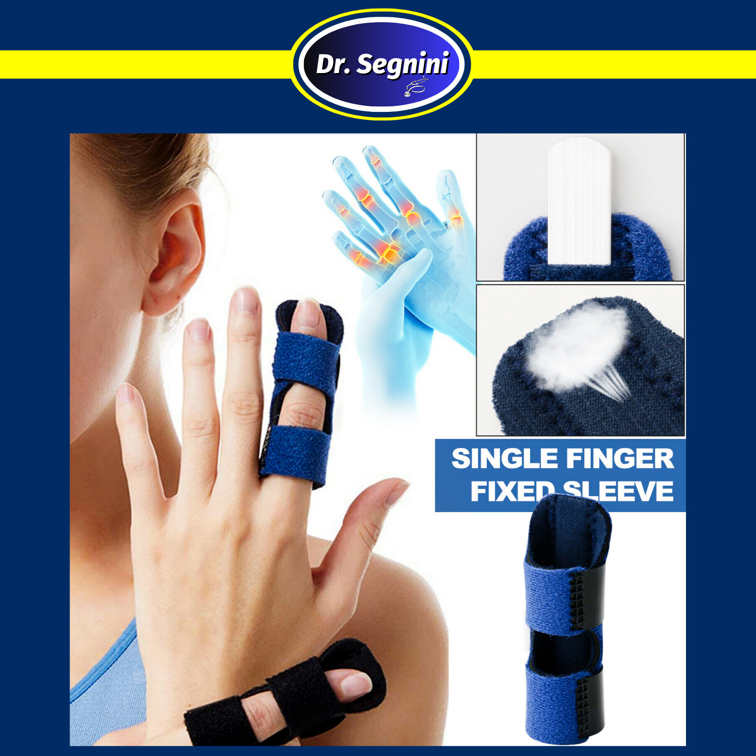 ADJUSTABLE TRIGGER FINGER SPLINT STRAIGHTENER CORRECTOR BRACE SUPPORT PROTECTOR✅