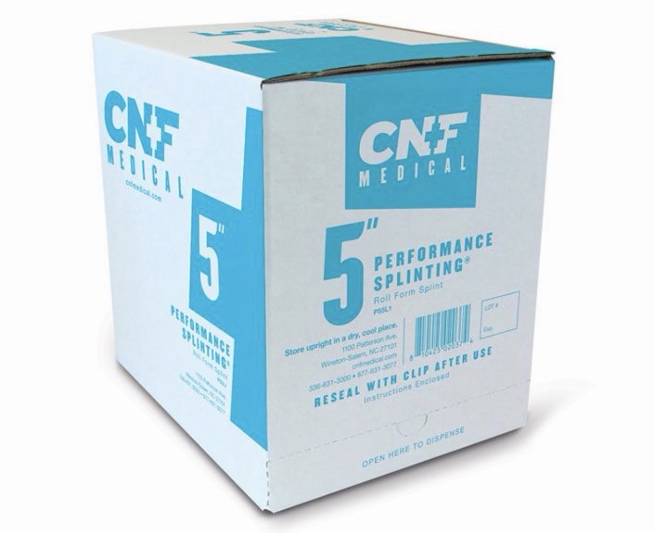 PERFORMANCE® SPLINTING FIBERGLASS ROLL FORM SPLINT 5” X 15 FT.