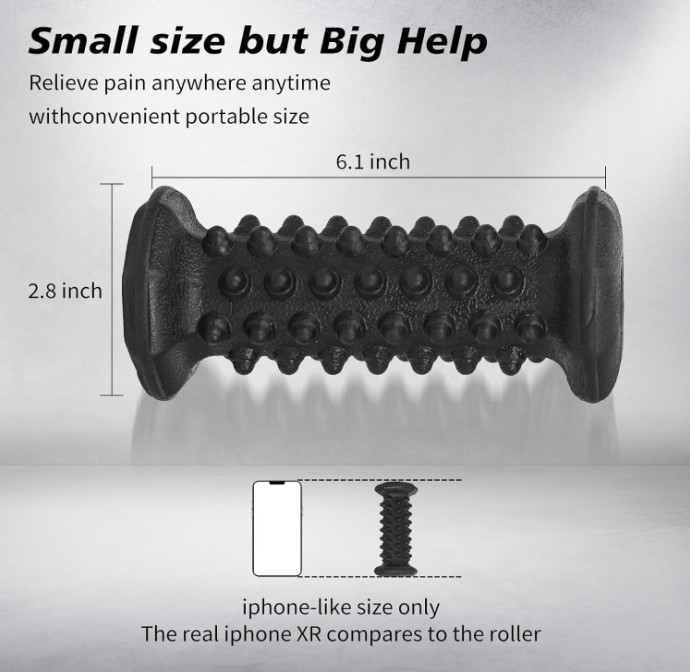 Plantar Fasciitis Relief Foot Roller Massager for Plantar Deep Tissue Muscle